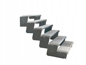 Schody modułowe MODULO metalowe regulowane 6 stopn
