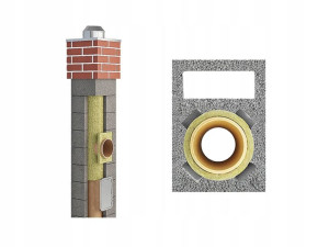 KOMIN ceramiczny 6m 1W fi 200 Kominy SYSTEM