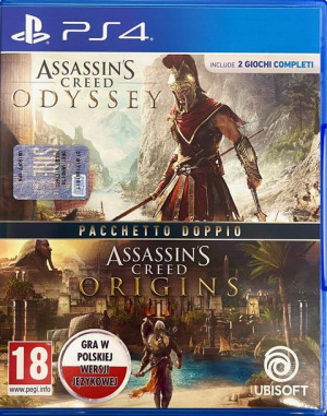 Ps4 Assassin's Creed Origins / Odyssey / Dwie Gry