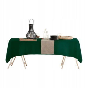 Butelkowa Zieleń Obrus Plamoodporny 110x160