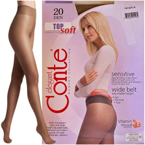 Rajstopy Damskie Conte 20 Den Top Soft R2 Bez