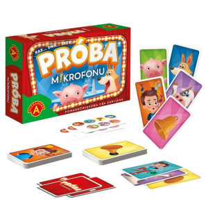 Ponaddźwiękowa gra karciana Alexander - Próba Mikrofonu