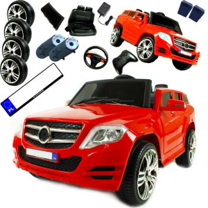 Auto na akumulator SUV+PILOT 2.4 + LED dla dzieci