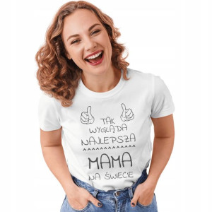 Koszulka T-shirt Na Prezent Dla Mamy Dzień Matki