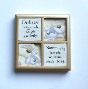 Fizzy Moon magnes Dobrzy przyjaciele sa jak gwiazdy... Przyjaźń