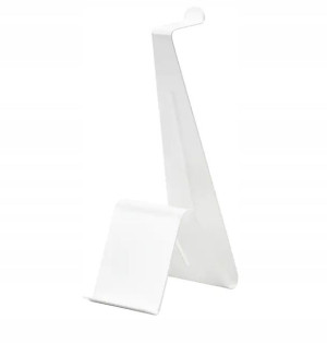 IKEA MOJLIGHET stojak na słuchawki biały metalowy