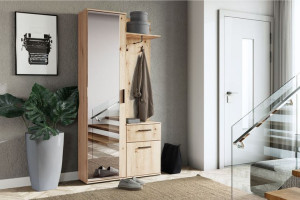Garderoba LUXI do przedpokoju z Lustrem i wieszakami Kolory do Wyboru