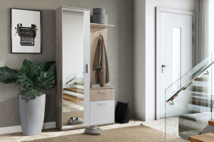 Garderoba LUXI do przedpokoju z Lustrem i wieszakami Kolory do Wyboru