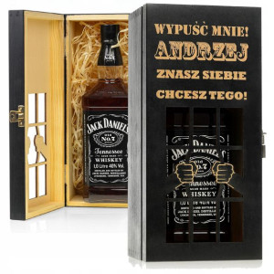 KLATKA NA ALKOHOL Whisky PREZENT Urodziny 18 20 30
