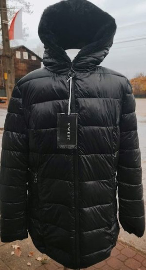 Kurtka futerko Damska DWUSTRONNA roz. 3XL