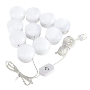 Lampki LED na lustro toaletki 10 szt USB
