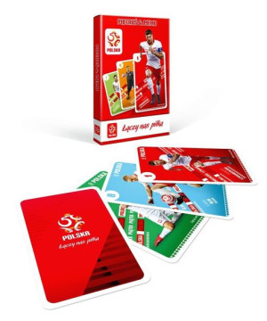 Gra karciana Czarny Piotruś + Memo PZPN POLSKA 25 kart