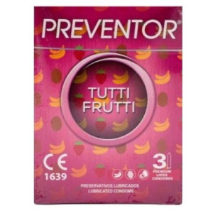 Prezerwatywy Tutti Frutti 3szt Preventor