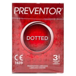 Prezerwatywy Dotted 3szt Preventor