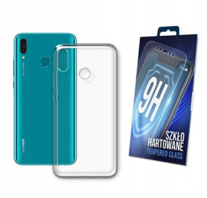 Etui Silikonowe + Szkło Do Huawei Y9 2019 Case