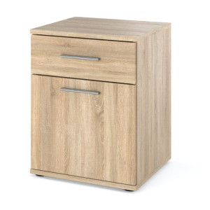 Nowoczesny Stolik Nocny Szafka Nocna Dąb Sonoma 40cm Nakastlik
