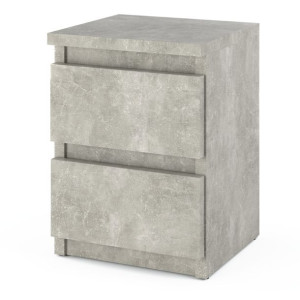 Nowoczesna Szafka Nocna Hugo 2 Szuflady Stolik Nakastlik Beton Atelier