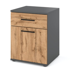 Nowoczesna Szafka Nocna Loft 40cm Pojemny Stolik Nocny Nakastlik