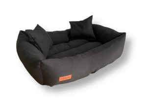 DogStuffs Legowisko Basic dla psa Czarne 55x45