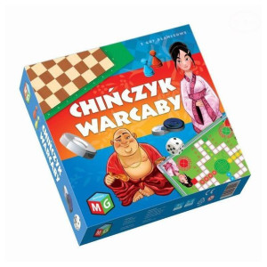 Gry Planszowe Chińczyk Warcaby 2W1 Multigra