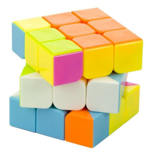 Gra Logiczna Kostka Łamigłówka 3X3 Neon 5,65Cm