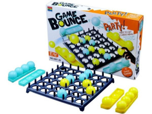 Rodzinna Gra Zręcznościowa Bounce Game, Układanka, Karty, Piłeczki