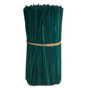 Zielone Patyczki Ratanowe -25cm x 3mm - 20 sztuk