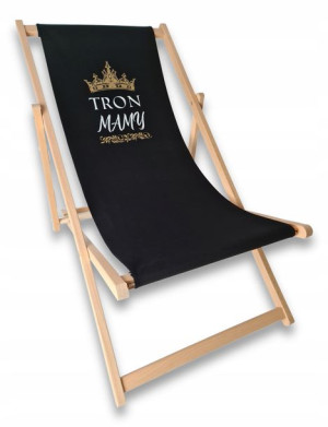 Leżak drewniany Składany Leżaki Plażowe Dzień Mamy