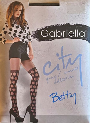 Betty Rajstopy Wzory Gabriella 20 Den R3 Nero