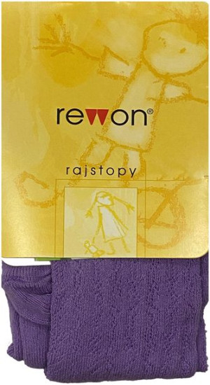 Rajstopy Dziewczece Rewon Aloe Azur 116-122 Fiolet