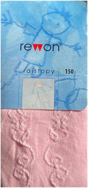 Rajstopy Dziewczece Rewon Azur 150 Rozowe