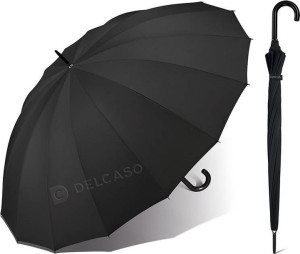 Parasol długi Happy Rain Golf XXL czarny