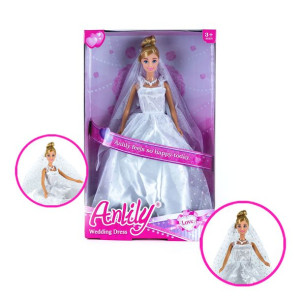 Lalka Anlily 30 Cm. W Sukni Ślubnej