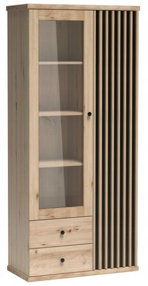Witryna Kredens z LAMELAMI 3D oraz szufladami ! CAMI C2