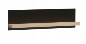 Półka Wisząca 120cm ARTISAN + CZARNY  CAMI C9