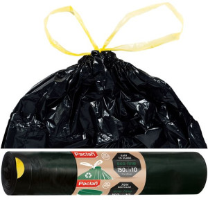 Worki na Smieci PACLAN ECO LINE Z TASMA 150L 10 szt