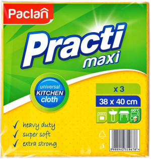 Paclan Ścierka Prakti Uniwersalna Maxi 3 Szt