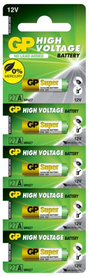 Baterie GP 27A SUPER ALKALINE 12V 5szt do Pilota