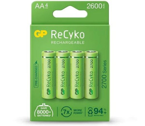 Akumulatorki AA GP RECYKO R06 2600 mAh - 4 szt
