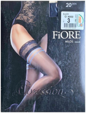 Milos Ponczochy Samonosne 20 Den R3 Black