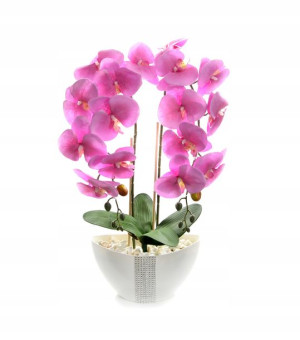 SZTUCZNY STORCZYK orchide kwiaty sztuczne JAK ŻYWY