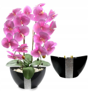 SZTUCZNY STORCZYK orchide kwiaty sztuczne JAK ŻYWY
