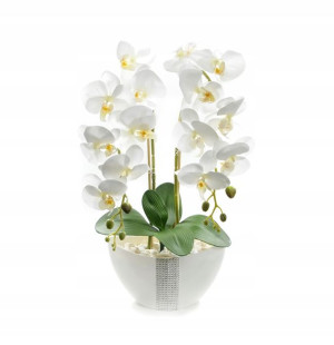 SZTUCZNY STORCZYK orchide kwiaty sztuczne JAK ŻYWY