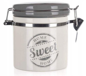 CERAMICZNY pojemnik z klipsem żywność HOME 450ml