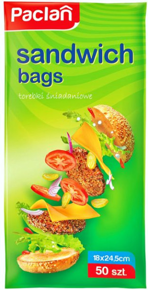 Paclan Torebki Papierowe 50 Szt