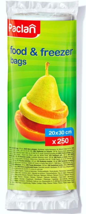 Paclan Woreczki Do Żywności 250 Szt