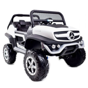 Mercedes Benz Unimog 4X4 12V14Ah Amortyzatory Miękkie Koła Super Opcja