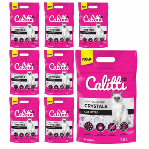 Żwirek Silikonowy Dla Kota Calitti 8 X 3,8 L