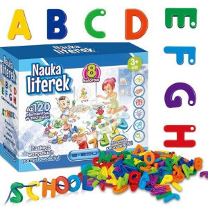 Klocki Kreatywne Nauka Literek E-Edu 120 El.