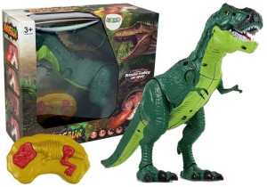 Dinozaur Zdalnie Sterowany R/C Z Parą, Dźwiękami